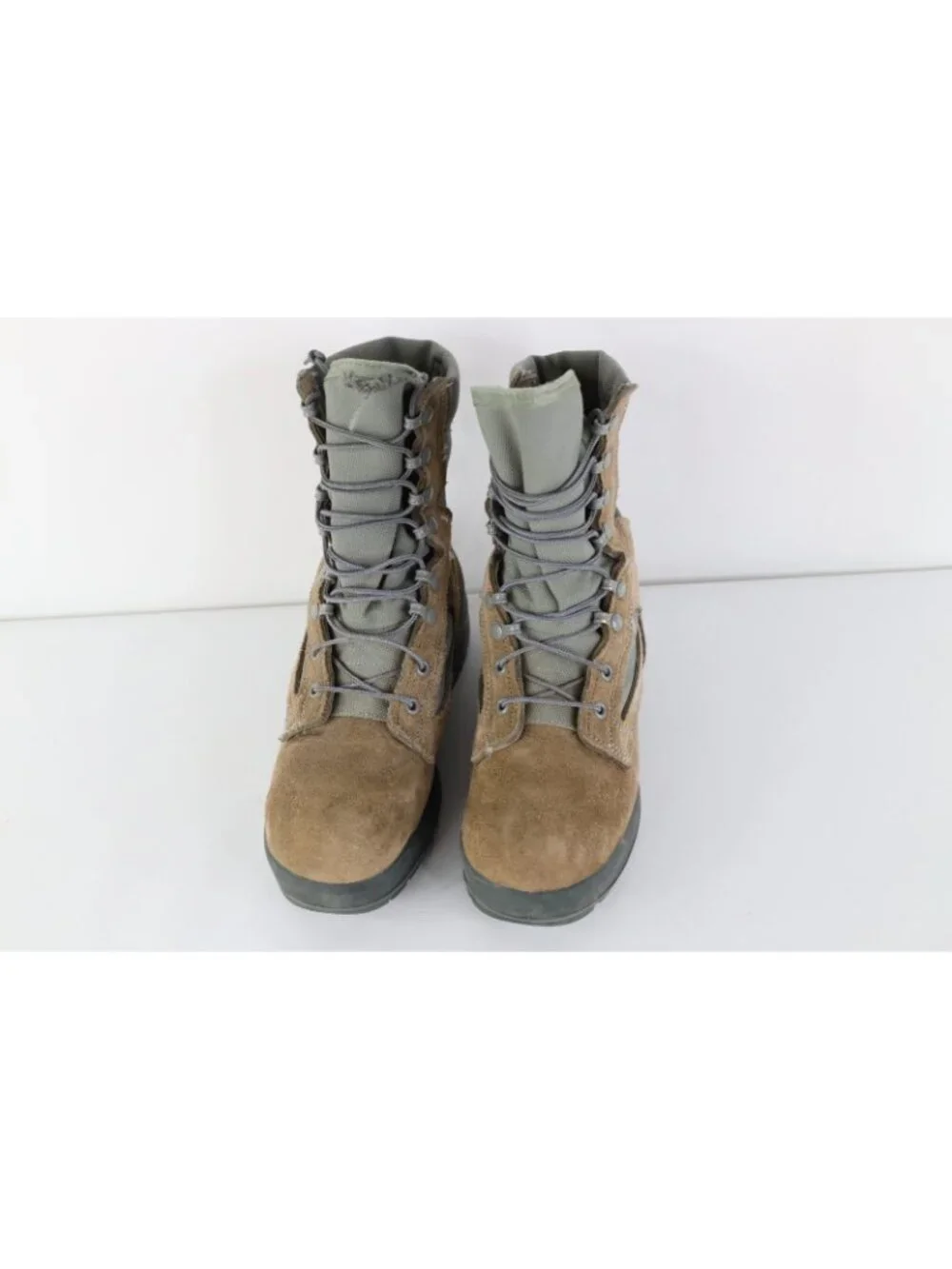 Vintage USGI Military Mens 8.5 Goretex Waterproof Leather Combat Boots Green USA